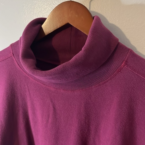 Sweaty Betty Melody Luxe Fleece Pullover Amaranth Pink Sz 10 Sweatshirt - Picture 7 of 10